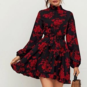 • Brand New Belted Mini Dress